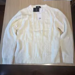 AZUL BY MOUSSY ニット ホワイト Mサイズのサムネイル
