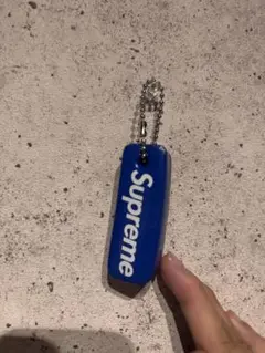Supreme 青色 キーホルダー