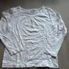 長袖クルーネックカットソー ホワイト