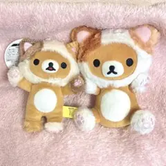 リラックマ ぬいぐるみ マスコット キーホルダー ネコ