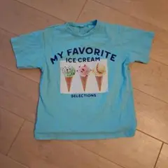 アイスクリームデザイン Tシャツ 140