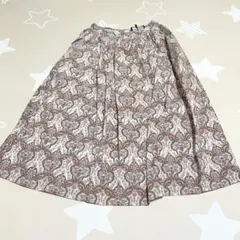 ラルフローレン ペイズリー柄スカート フレア 7号 東京スタイル