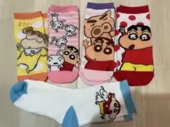 クレヨンしんちゃん 靴下　　5足セット　新品未使用