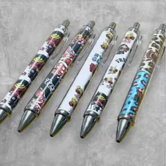 ヒスミニ　キャラクター柄のボールペン5本セット