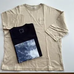 ドゥセーの　7分袖カットソー　Tシャツ２枚セットで