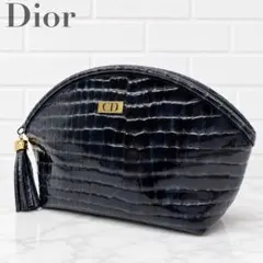 未使用タグ付 Dior ストライプ柄 CDチャーム ポーチ - メルカリ