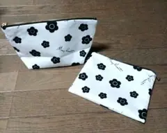 Mary Quant 花柄ポーチ 2点セット