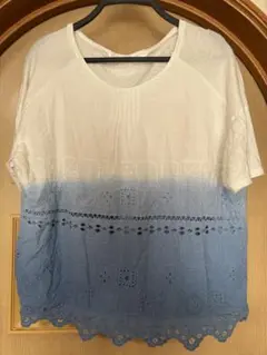【スーパーハッカ】　Tシャツ　グラデーション　タイダイ　SUPER HAKKA