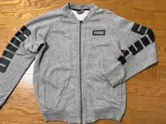 PUMA スウェットジップアップ　グレー160