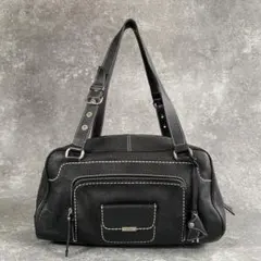 Y2K TOD’S Mini Boston Crochet Leatherのサムネイル