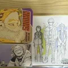 僕のヒーローアカデミア ヒロアカ 原画展 ホークス 色紙 ステッカー コースター