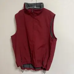 バーガンディ ナイロンジャケット