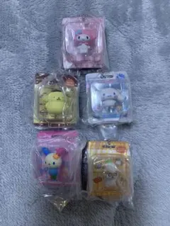 【新品未開封】サンリオキャラクターズ パッケージミニチュアコレクション5個セット