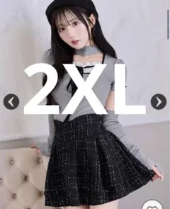 ミシェルマカロン 美脚になれる♡ツイードスカート（インナーパンツつき）