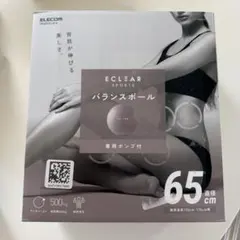 《美品》ELECOM ECLEAR SPORTS バランスボール 65cmのサムネイル