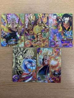 ドラゴンボールヒーローズ トレーディングカードセット　孫悟空 ベジット他