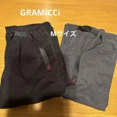 GRAMiCCi ワークパンツ M 黒 グレー 2点セット