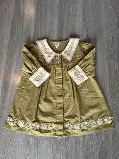 美品apolina 3-5y ブラウス　シャツジャケットアポリナ 𓇠 ⁡ ⁡ 𝖺𝗉𝗈𝗅𝗂𝗇𝖺 𝟤𝟧𝖠𝖶 - 𝗌𝖾𝗉.𝟤𝟧 ☑︎ 𝖯𝖾𝗇𝗇𝗒