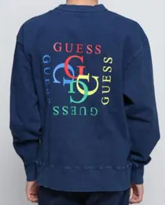 GUESS カラフルロゴ トレーナー