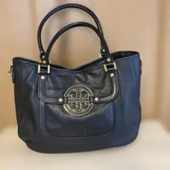 美品 Tory Burch トリーバーチ 本革 レザー トートバッグ アマンダ