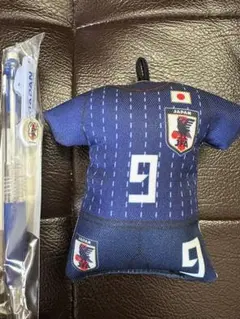 日本代表サッカー 南野選手　ユニフォームグッズ、エムブレム入りシャーペンセット