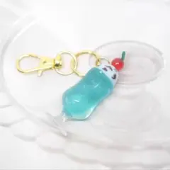 No. 241 チョコミントクリームソーダ　キーホルダー