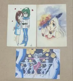 アニメージュ ポストカード　マクロス オーガス　メガゾーン23
