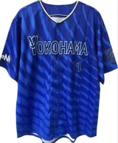 美品、横浜DeNAベイスターズ　東ユニフォームL