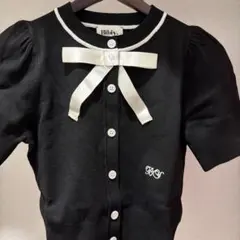 Bibiy. LILY RIBBON CARDIGAN ニット トップス - メルカリ