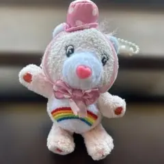 CareBears ケアベア ぬいぐるみキーホルダー チアベア ピンク