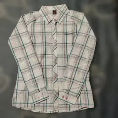 mont-bell チェック柄 長袖シャツ M