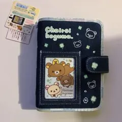 新品 リラックマ シールバインダー シール帳 デニム デニムマルチバインダーのサムネイル