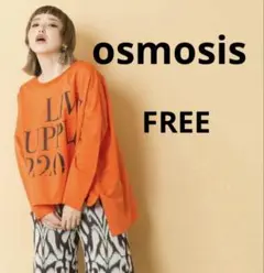 オズモーシス☆ ミニ裏毛プリントＴシャツ☆FREEのサムネイル