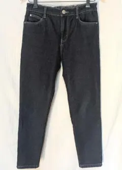 フェリシモ リブインコンフォート ジーンズ 裏起毛 ウェスト67