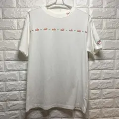 ・NIKE ナイキ Tシャツ Mサイズ LOOSE FIT 白 ワンポイント刺繍