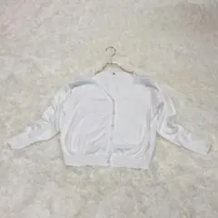 美品✨ ユニクロ カーディガン ホワイト ボタン Vネック 長袖 羽織 大きめ