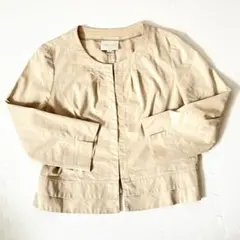 EMMAJAMES エマジェイムス 七分袖 ジャケット ベージュ 13AR