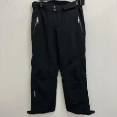 スパイダー スノーパンツ 裾インナーゲイター M 黒 ポリエステル 防寒