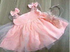 ピンク チュチュドレス ベビードレス