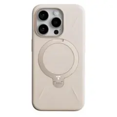 【新型ゼンマイ式】TORRAS iphone 15 Pro Max ミルクティー