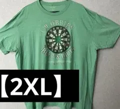 sonoma 古着　tシャツ　グリーン　大きめ　　2XL 半袖