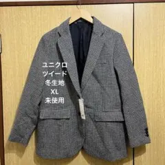 ユニクロ　ツイードジャケット