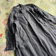 fog linen workリネン　ヘレナコート リネンデニム　ナチュラルのサムネイル
