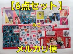 ダンダダン　グッズ６点　ポーチ　５個　缶バッジ　１個　空箱　１個　ローソン