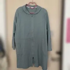 水色　布地　ジャケット・コート