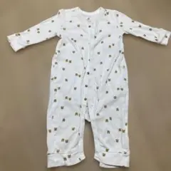 baby gap クマ柄ロンパース 6-12ヶ月　カバーオール　長袖　前開き