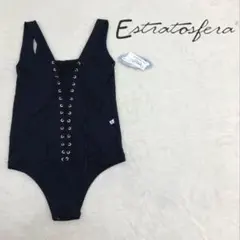 新品タグ付 ブラジル発 Estratosfera レースアップ ボディスーツ