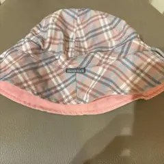 mont-bell チェック柄ハット リバーシブル