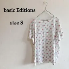 basic Editions 花柄 Tシャツ【S】サイズ