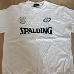 SPALDING Tシャツ ホワイト ドローコード付きのサムネイル